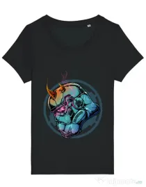 Tricou STANLEY STELLA dama Helmet demons Negru