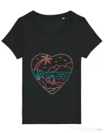 Tricou STANLEY STELLA dama True love in nature Negru
