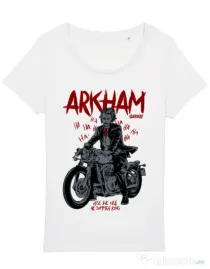 Tricou STANLEY STELLA dama Arkham garage Alb