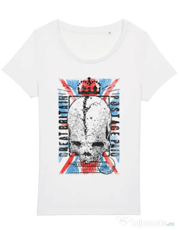 Tricou STANLEY STELLA dama Great Britain Post Alb