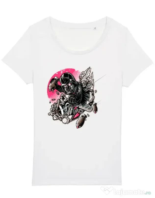 Tricou STANLEY STELLA dama Father attack Alb