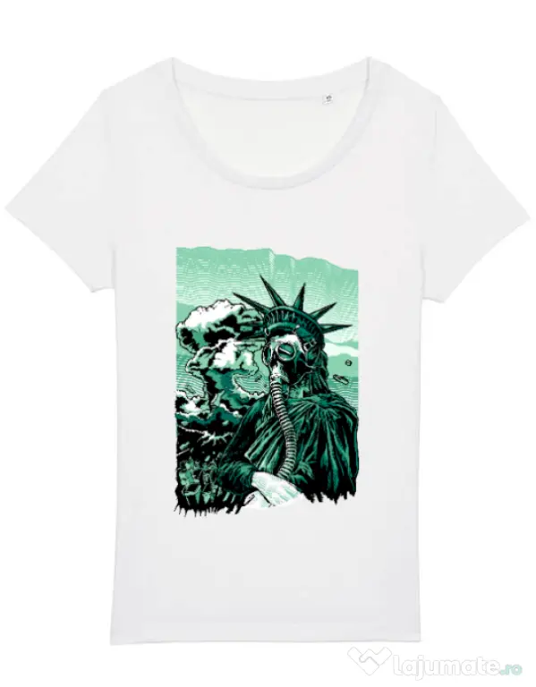 Tricou STANLEY STELLA dama Save the liberty Alb