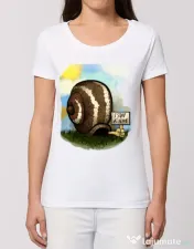 Tricou STANLEY STELLA dama I stay home 2 Alb