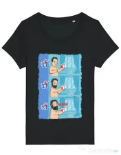 Tricou STANLEY STELLA dama Funny wilson Negru
