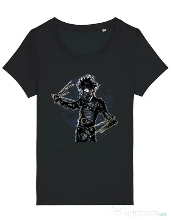 Tricou STANLEY STELLA dama Gas mask scissor Negru