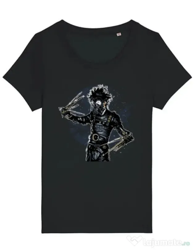 Tricou STANLEY STELLA dama Gas mask scissor Negru