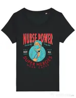 Tricou STANLEY STELLA dama Nurse power Negru