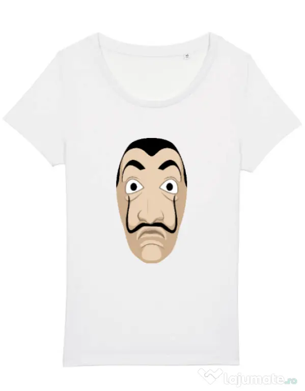Tricou STANLEY STELLA dama Dali mask Alb