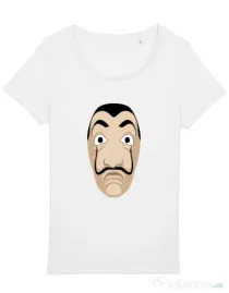 Tricou STANLEY STELLA dama Dali mask Alb
