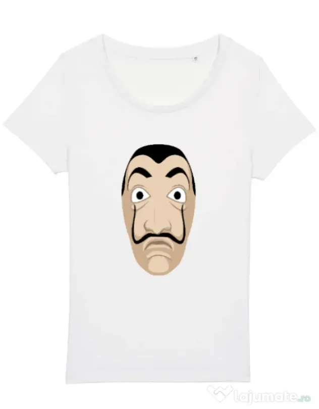 Tricou STANLEY STELLA dama Dali mask Alb