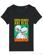 Tricou STANLEY STELLA dama Real super heroes Negru