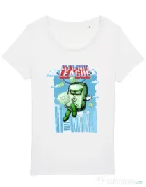 Tricou STANLEY STELLA dama Cleaning league Soap Alb