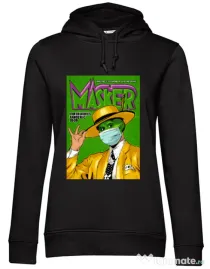 Hoodie dama cu gluga Masker Negru