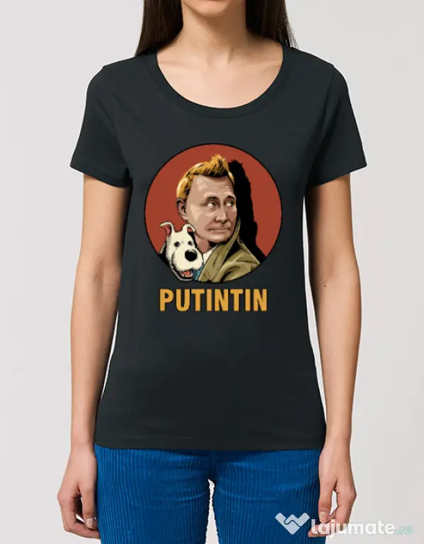 Tricou STANLEY STELLA dama Putin Tin Negru