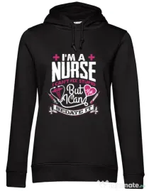 Hoodie dama cu gluga Can't fix stupid Negru