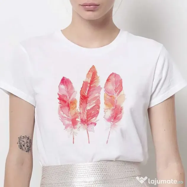 Tricou STANLEY STELLA dama Pink Feathers