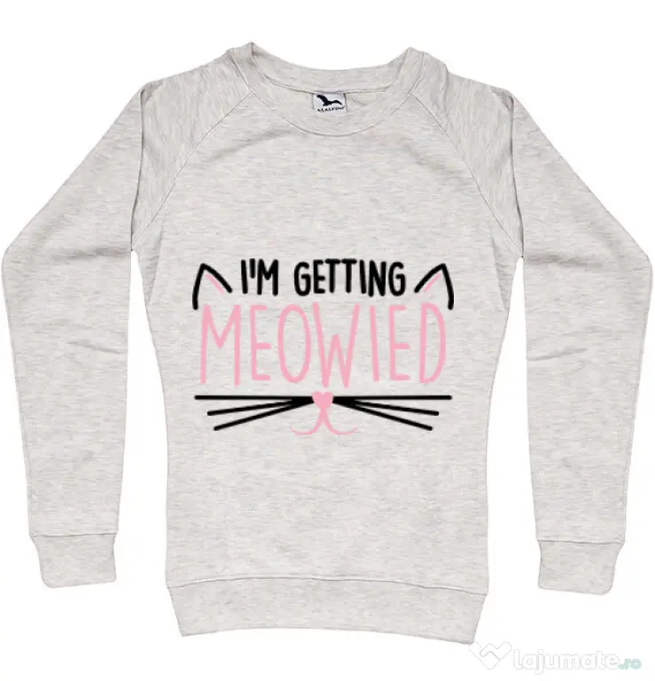 Bluza Mireasa ADLER Im getting meowied Migdala melanj