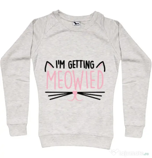 Bluza Mireasa ADLER Im getting meowied Migdala melanj