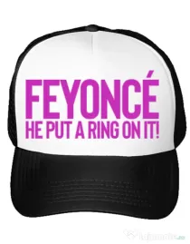 Sapca personalizata Mireasa Feyonce Alb