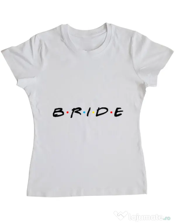 Tricou Mireasa ADLER Bride friends Alb