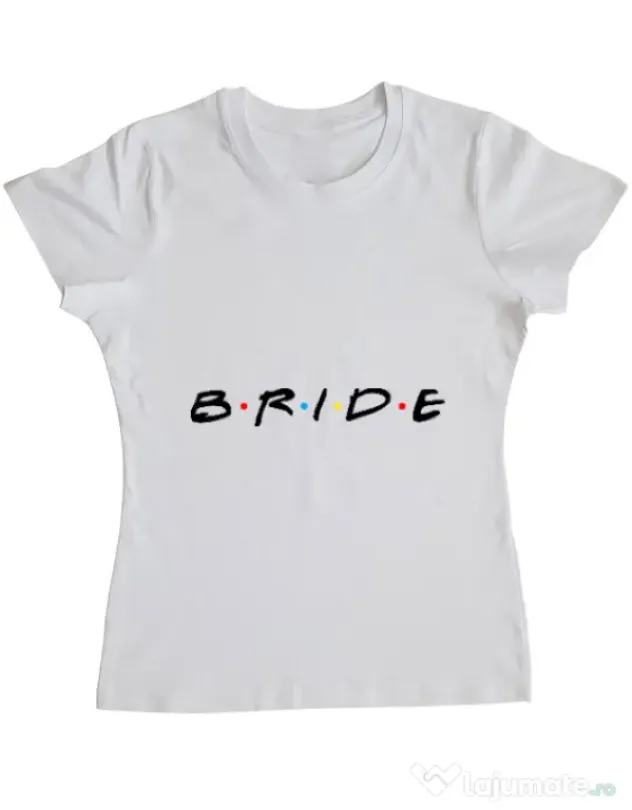 Tricou Mireasa ADLER Bride friends Alb