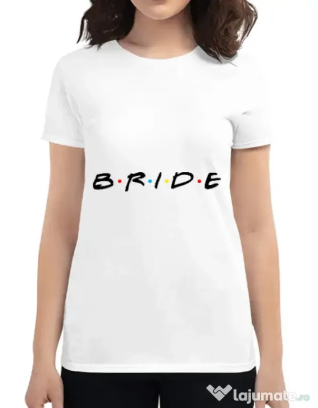 Tricou Mireasa ADLER Bride friends Alb