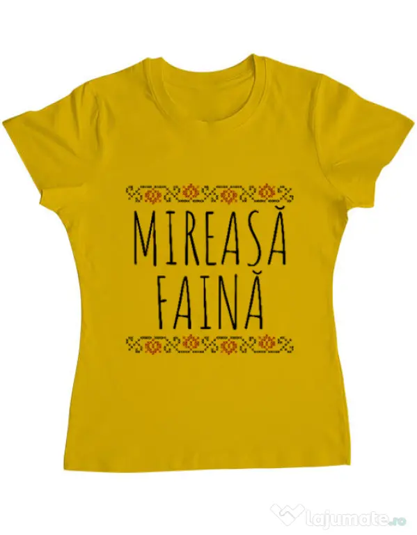 Tricou Mireasa ADLER Mireasa faina Galben