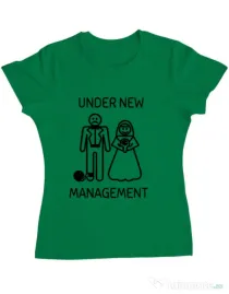 Tricou Mireasa ADLER Under new management Verde