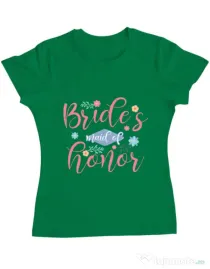 Tricou Petrecerea burlacitelor ADLER Brides maid of honor Verde