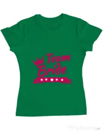 Tricou Petrecerea burlacitelor ADLER Team Bride Verde