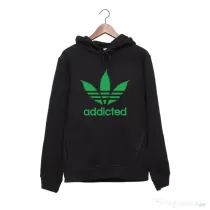 Hanorac personalizat negru unisex Addicted