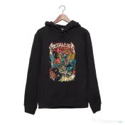 Hanorac personalizat negru unisex Heavy guitar 
