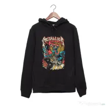 Hanorac personalizat negru unisex Heavy guitar