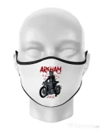 Masca personalizata reutilizabila Arkham garage Alb