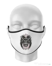 Masca personalizata reutilizabila Broken Bones Empire Alb