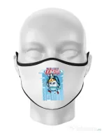Masca personalizata reutilizabila Cleaning league gel Alb