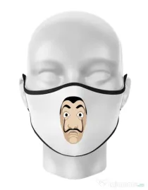 Masca personalizata reutilizabila Dali mask Alb