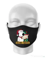 Masca personalizata reutilizabila Friends forever Negru
