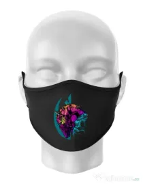 Masca personalizata reutilizabila Helmet Negru