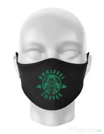 Masca personalizata reutilizabila Khaleesi coffee Negru