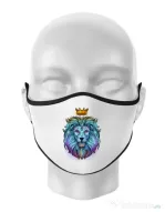 Masca personalizata reutilizabila Lion king Alb