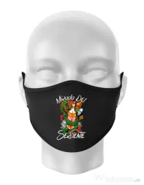 Masca personalizata reutilizabila Mirada Del Serpiente Negru