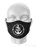 Masca personalizata reutilizabila Old sailor tradition Negru