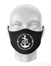 Masca personalizata reutilizabila Old sailor tradition Negru