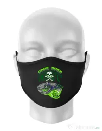 Masca personalizata reutilizabila Poisonous mushroom Negru