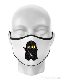 Masca personalizata reutilizabila Vader minion Alb