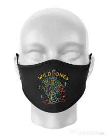 Masca personalizata reutilizabila Wild ones Negru