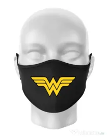 Masca personalizata reutilizabila Wonder woman Negru