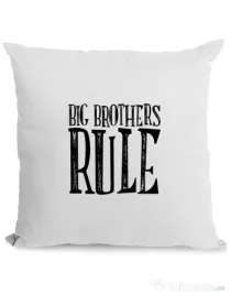 Perna personalizata Big brothers rule Alb
