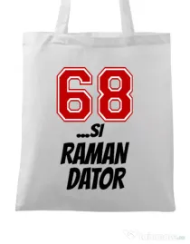 Sacosa din panza 68 si raman dator Alb